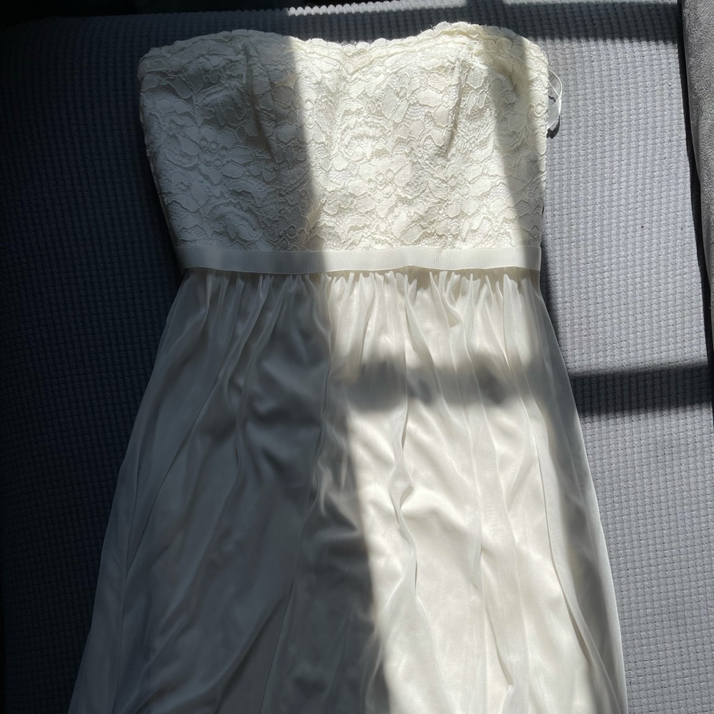 David’s bridal ivory dress